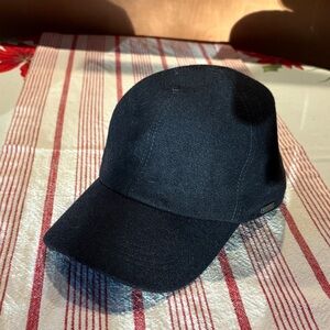 Wigens Navy Wool Ball Cap